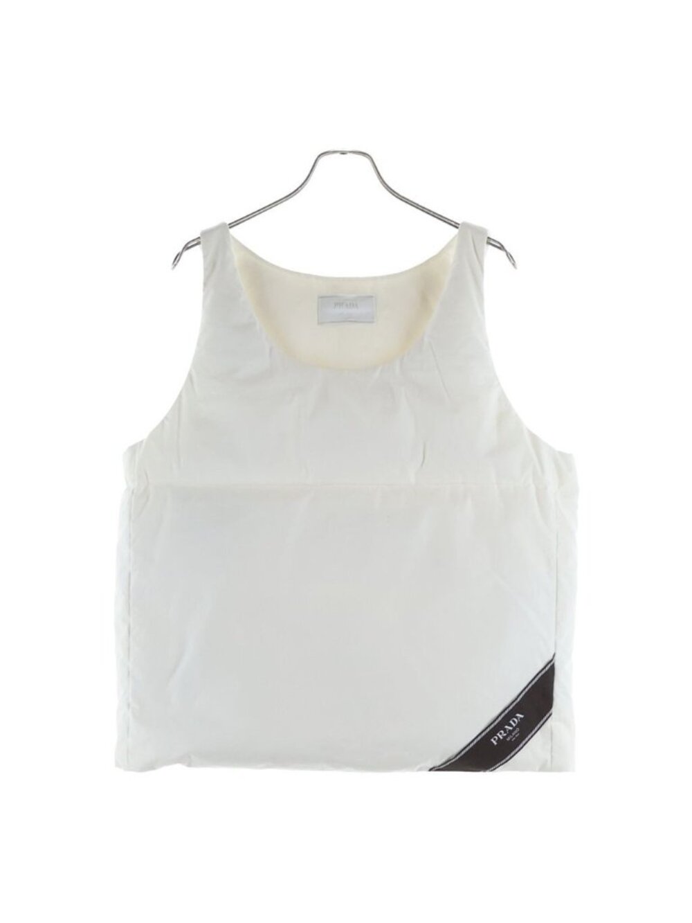 Prada Down Vest White